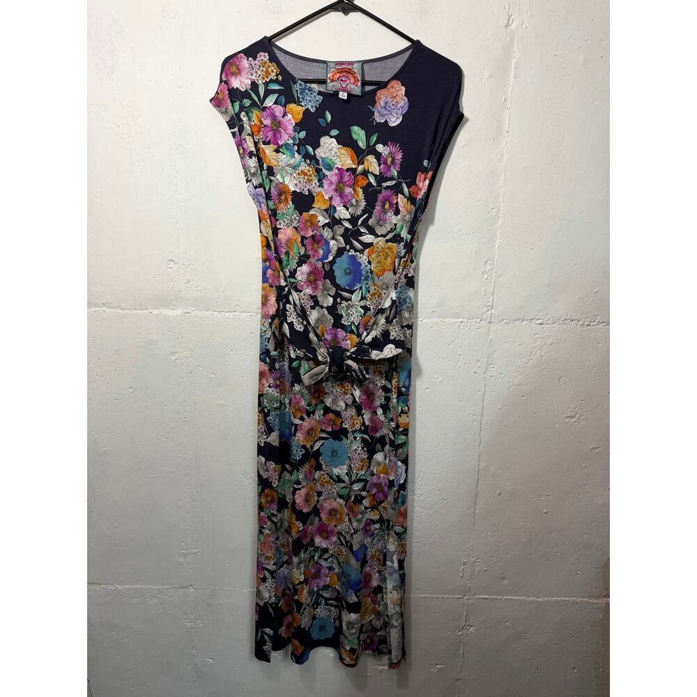 Johnny Was Fall Dance Tie Front Knit Dress Womens Size XS